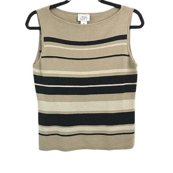 Ann Taylor Sweaters - Ann Taylor Loft Stripe Sweater Vest